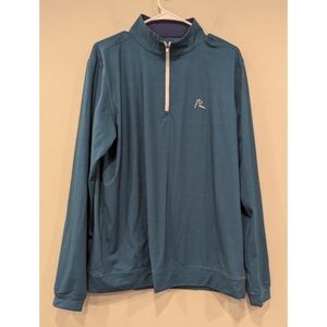 Rhoback Adirondack Quarter Zip Wicking Pullover Size Medium